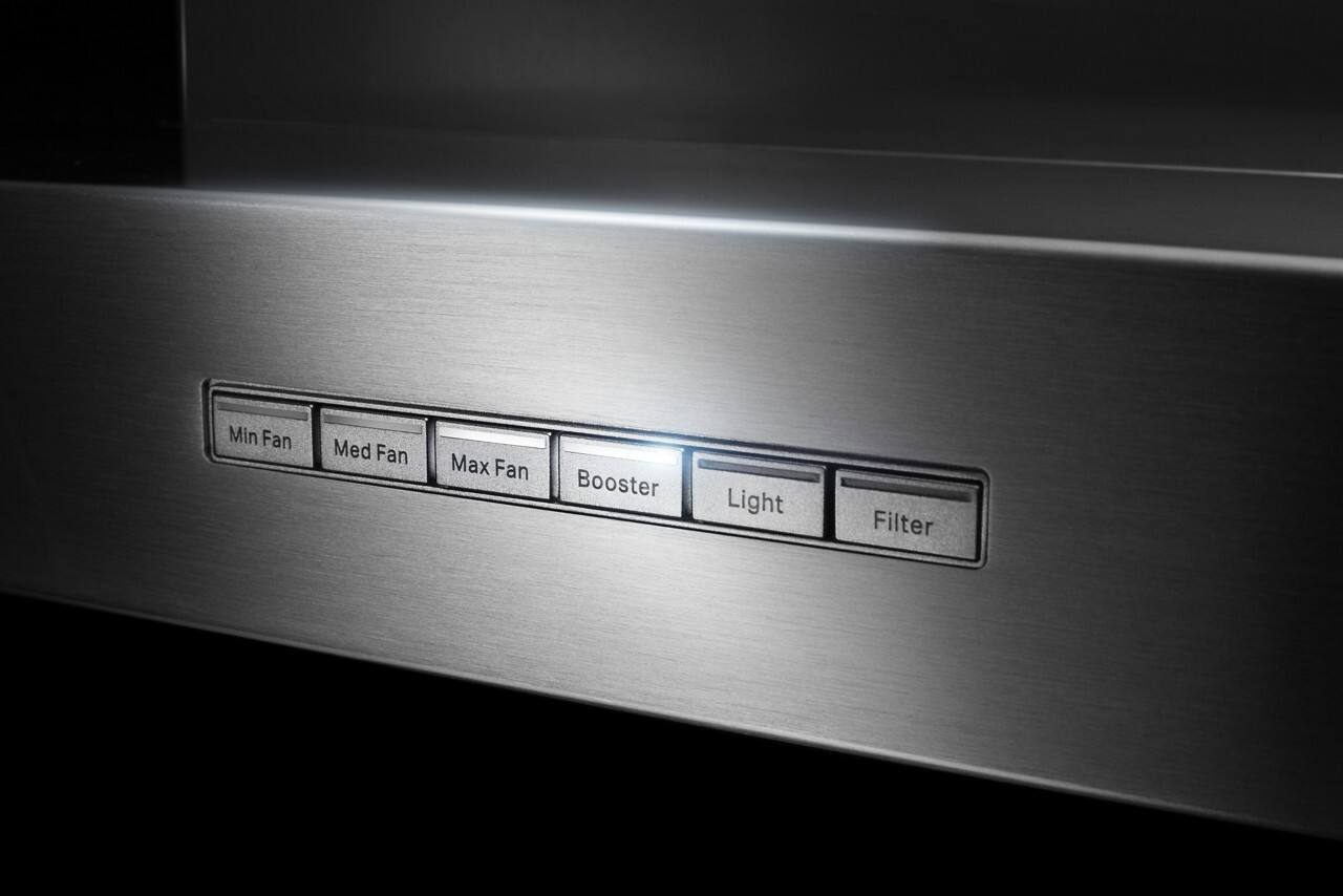 Alt View 13. JennAir - 30" Externally Vented Range Hood - Stainless steel.