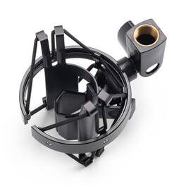 On Stage Stands - On-Stage MY420 Shock Mount for Studio Mics (19–30 mm) (Elastic Suspension Mount for Large-Diaphragm Condenser - Black