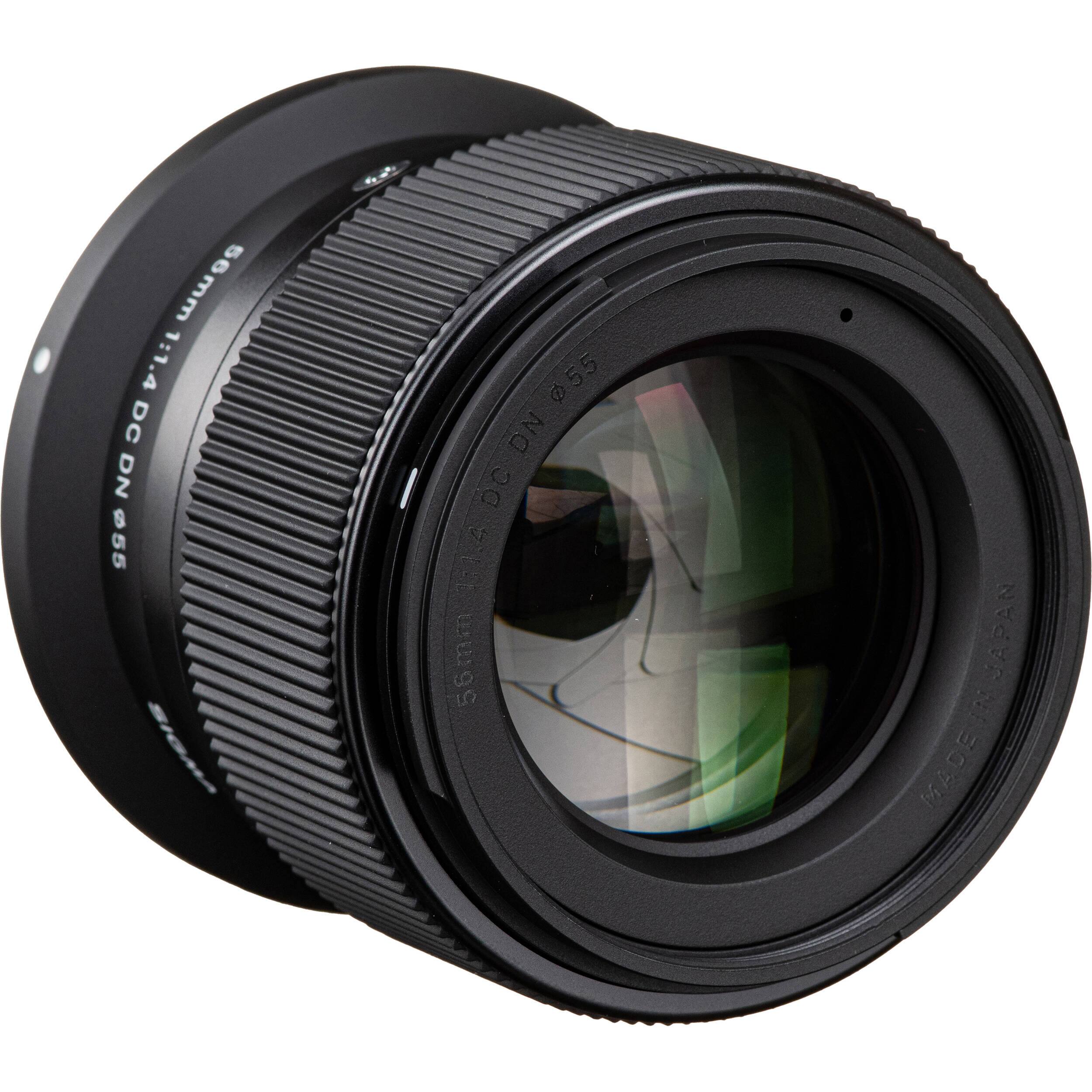 56mm 1:1.4 DC DN 055  
055 DN DC T.2 56mm  
JAPAN MADE IN