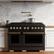 Alt View 2. ZLINE - 48 in. Wide 8 Burner Autograph 6.7 cu. ft. Freestanding Paramount Gas Range with Bronze Accents - Black Stainless Steel.