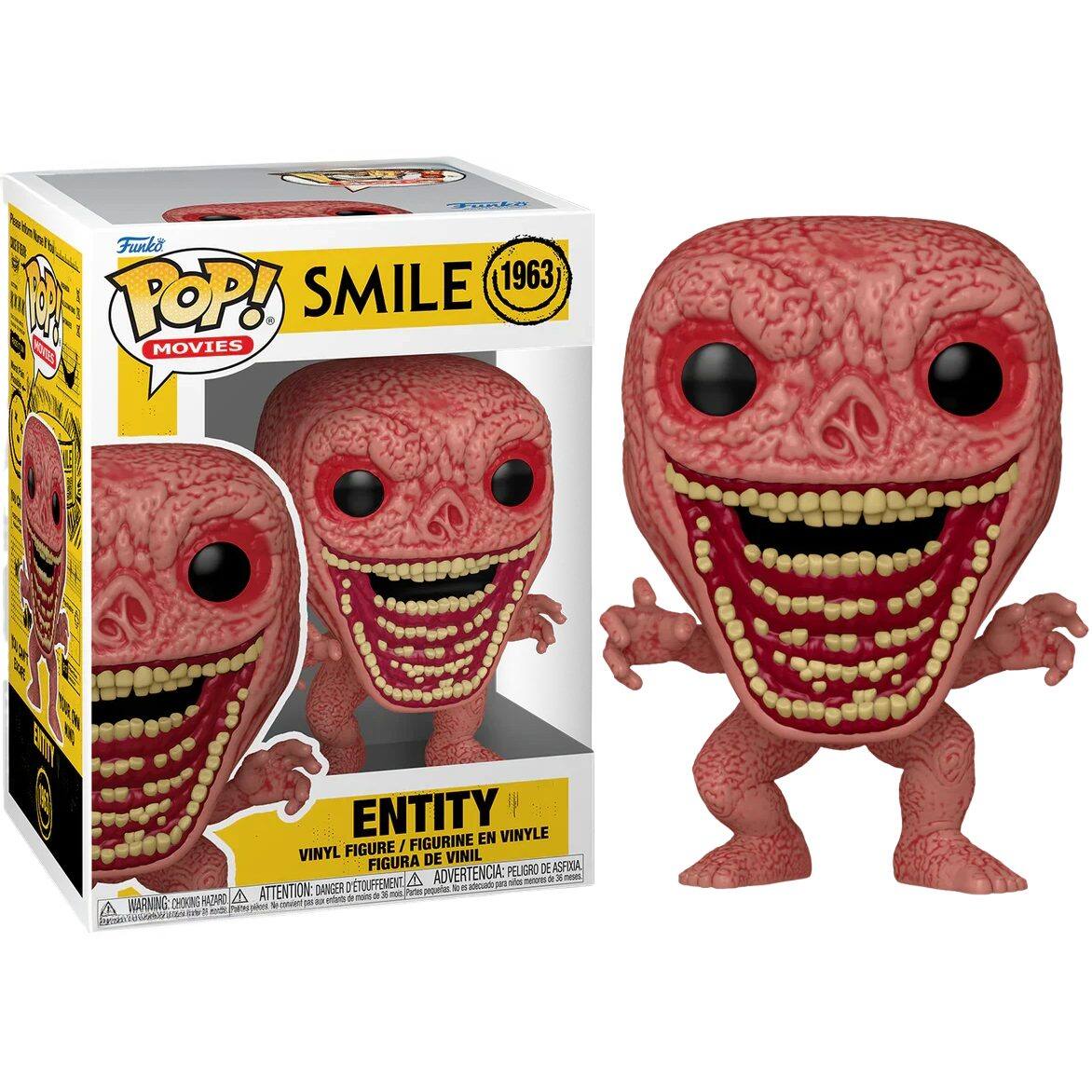 Funko POP! SMILE 1963 MOVIES ENTITY VINYL FIGURE / FIGURINE EN VINYLE / FIGURA DE VINIL

WARNING: CHOKING HAZARD - ATTENTION: DANGER DE PIÉGEMENT - ADVERTENCIA: PELIGRO DE ASFIXIA