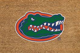 Evergreen Enterprises - Florida Gators 24" x 36" Outdoor Team Logo Coir Mat - Brown