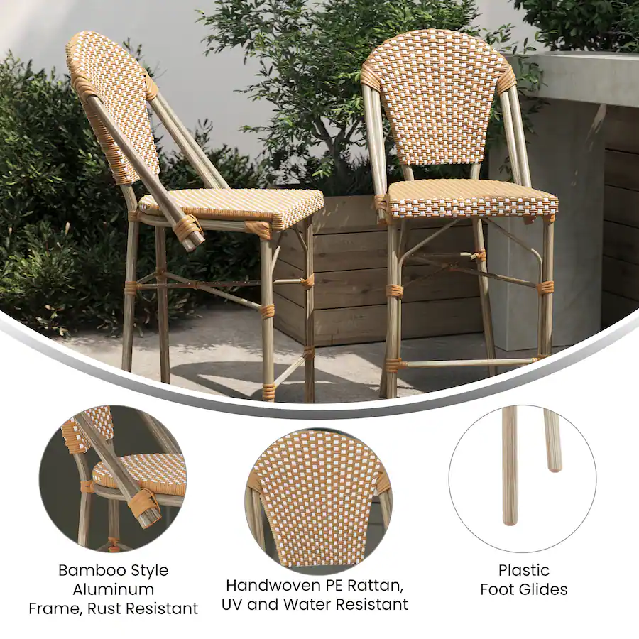 Naturally Rust Emma + Oliver Colmar Set of Two Indoor/Outdoor 26