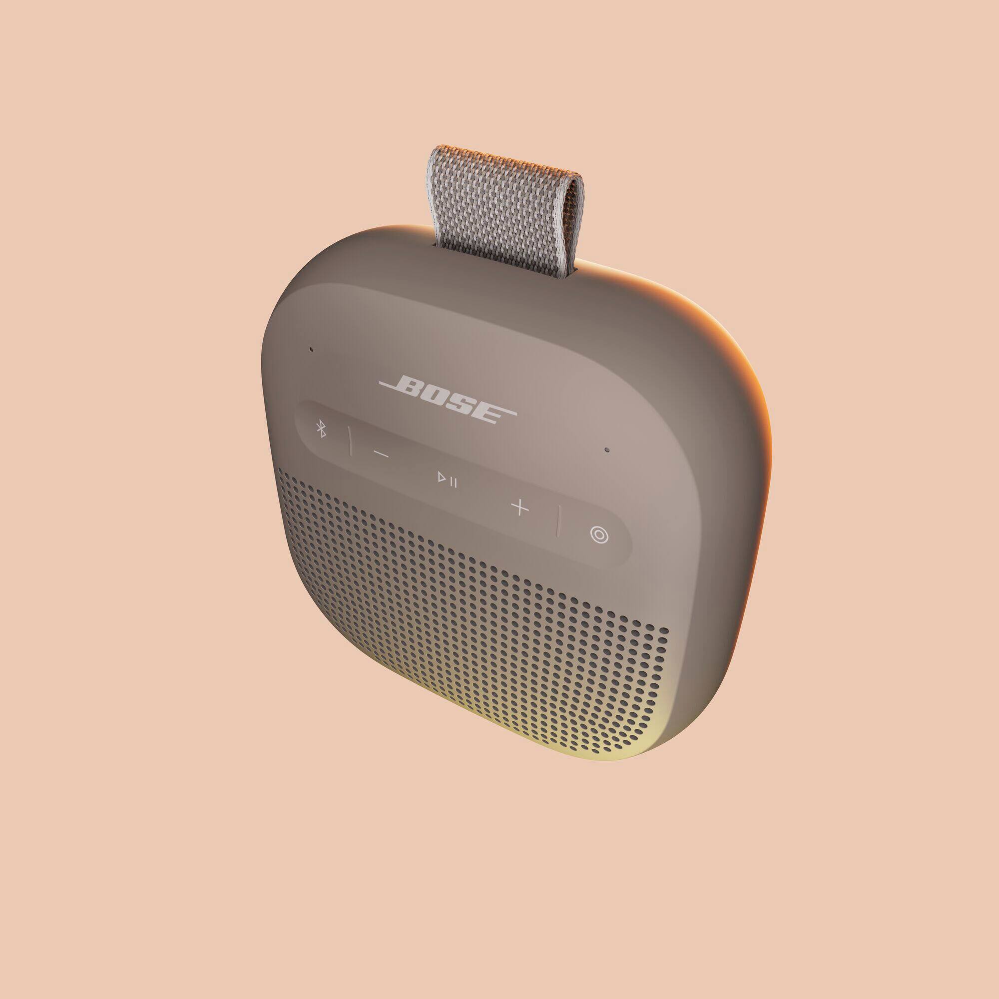 Alt View 1. Bose - SoundLink Micro Portable Bluetooth Speaker (2nd Gen) - Sandstone.