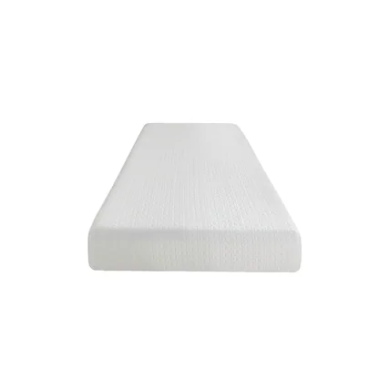 Front. TinyHomie - 8-inch Twin Size Bed Mattress Gel-Infused Memory Foam Mattress Firm White Mattress in a Box - White.