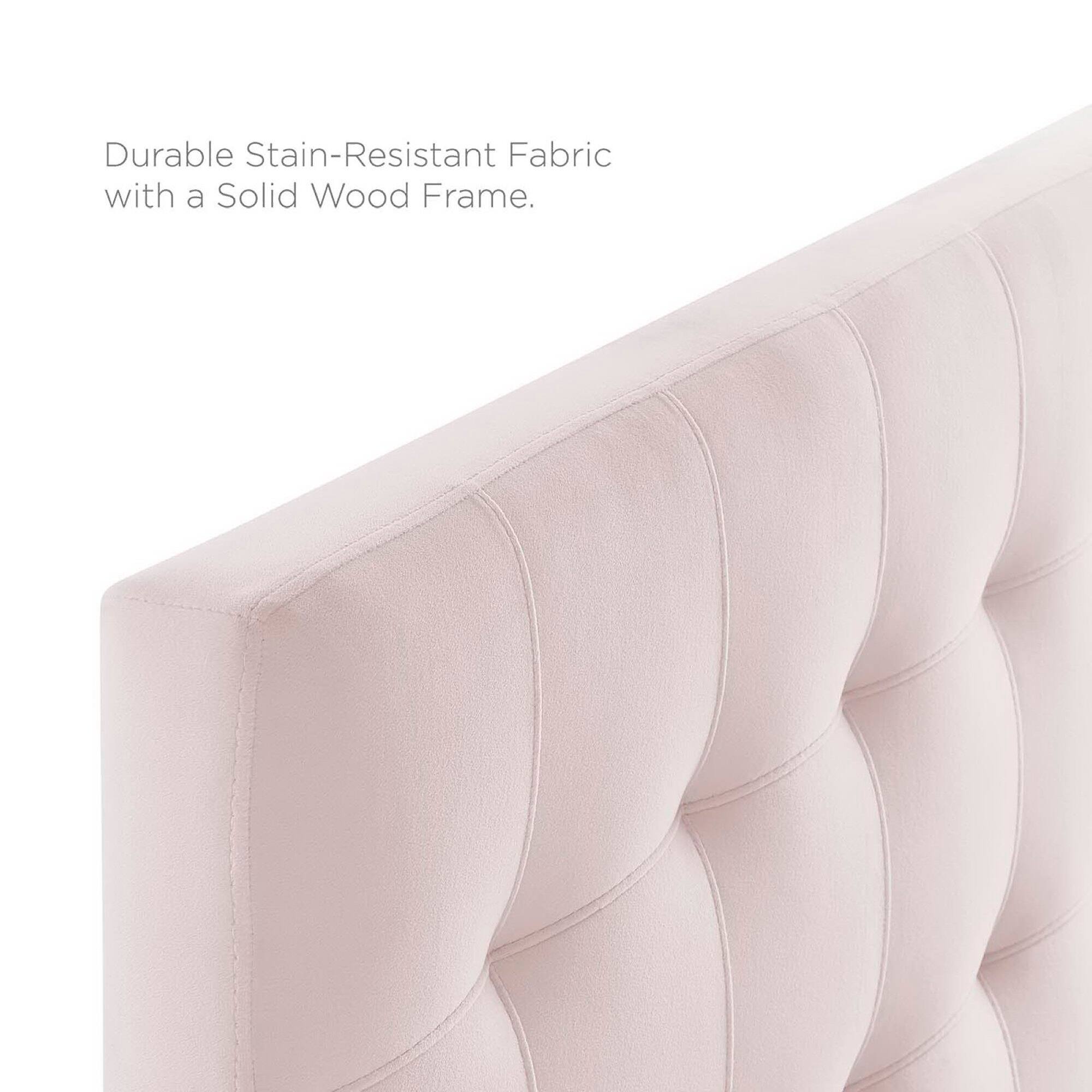 Durable Stain-Resistant Fabric with a Solid Wood Frame.