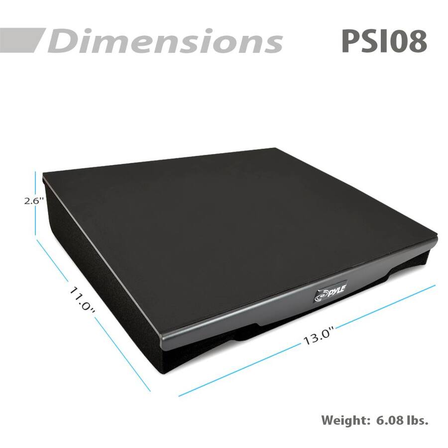 Max 4 Riser Pyle Speaker Isolation Pads 13 x 11 x 2.6 inches Acoustic Noise ...