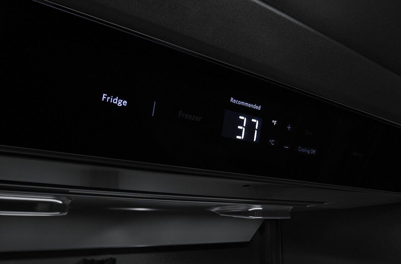 Alt View Zoom 5. JennAir - 20.8 Cu. Ft. Bottom-Freezer Built-In Refrigerator - Custom Panel Ready.