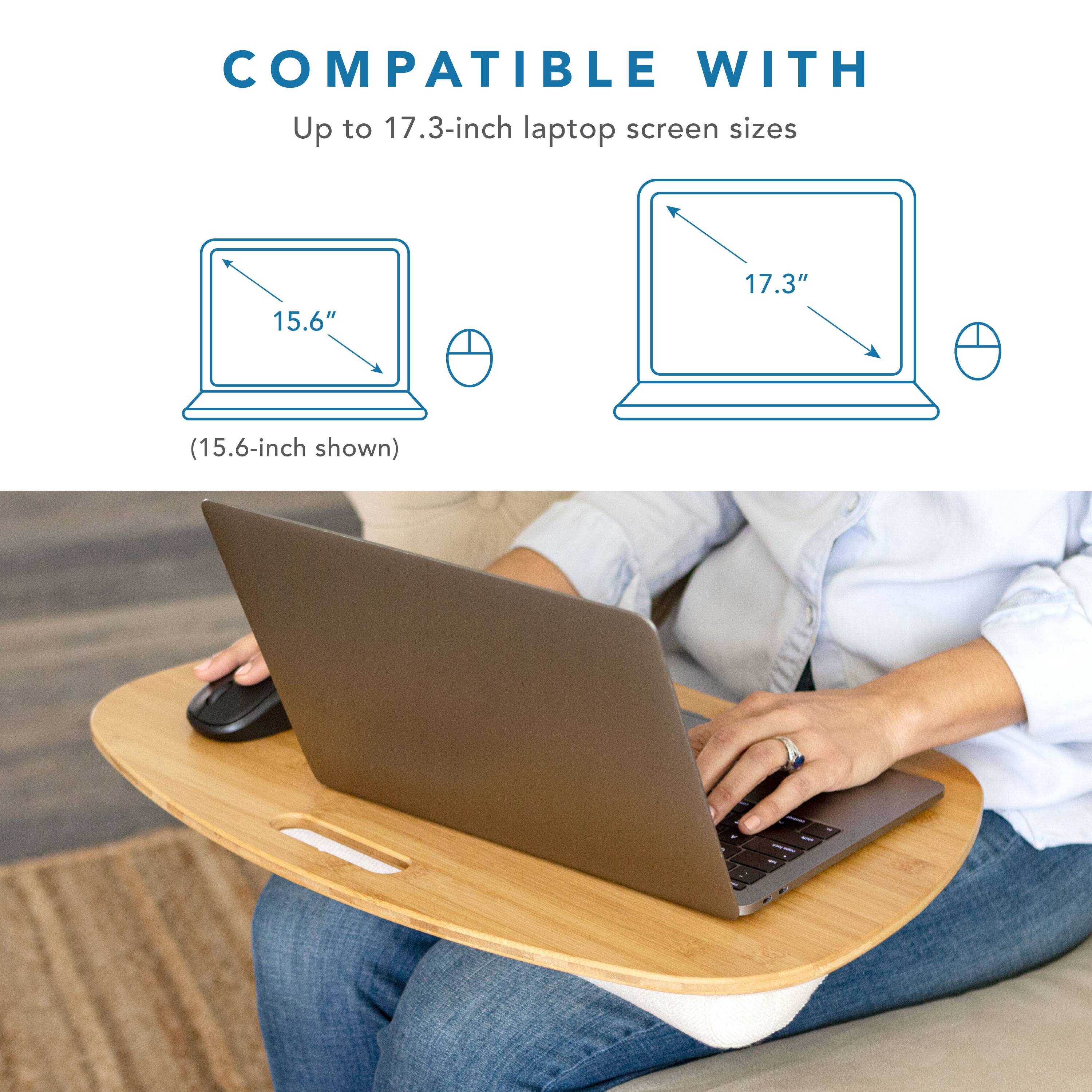 COMPATIBLE WITH Up to 17.3-inch laptop screen sizes 15.6" 17.3" (15.6-inch shown)