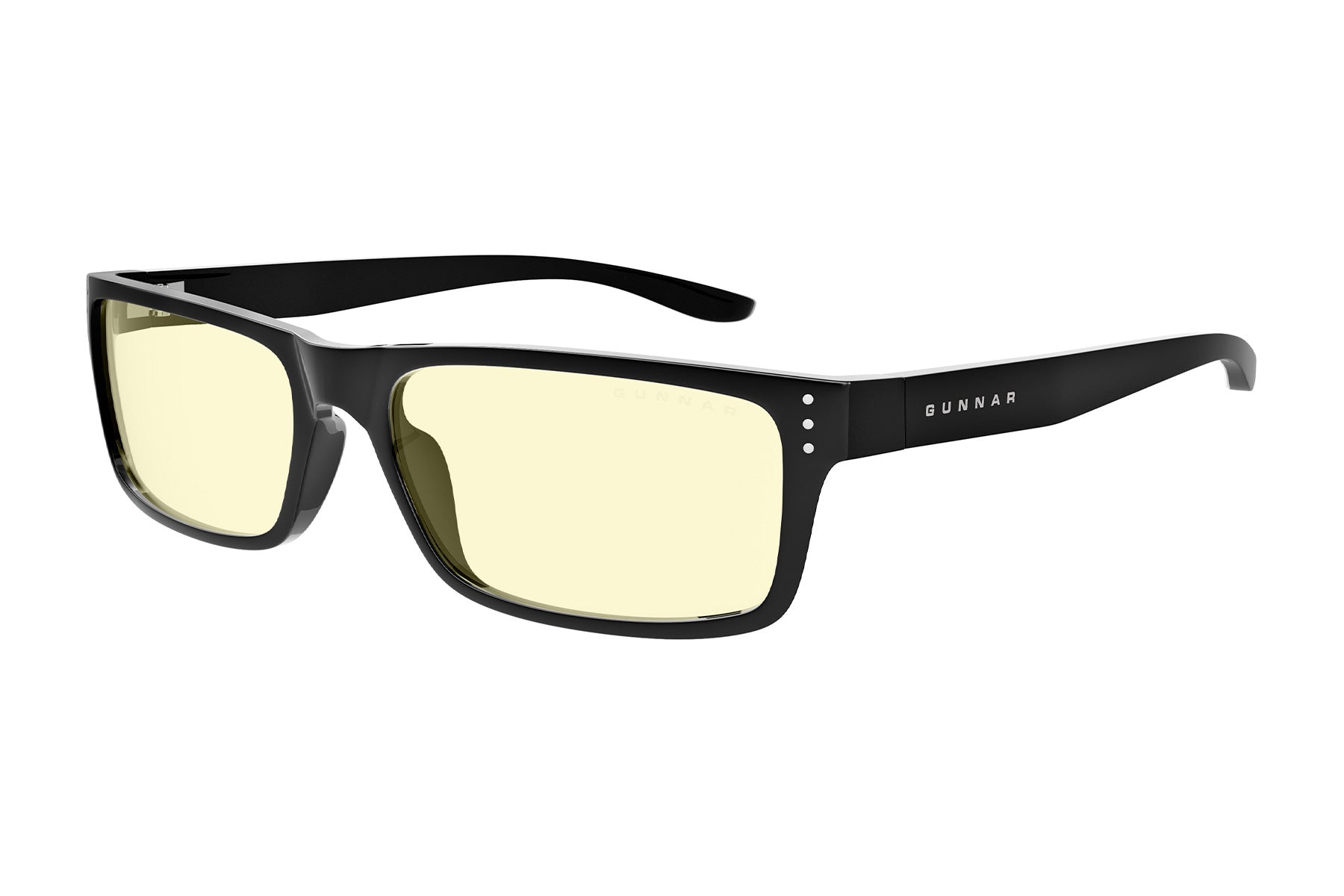 Alt View 5. GUNNAR - GUNNAR Gaming Glasses  -  Riot, Onyx, Clear Lens - Blue Light Blocking, Relieve Dry Eye, Anti Glare - Onyx.