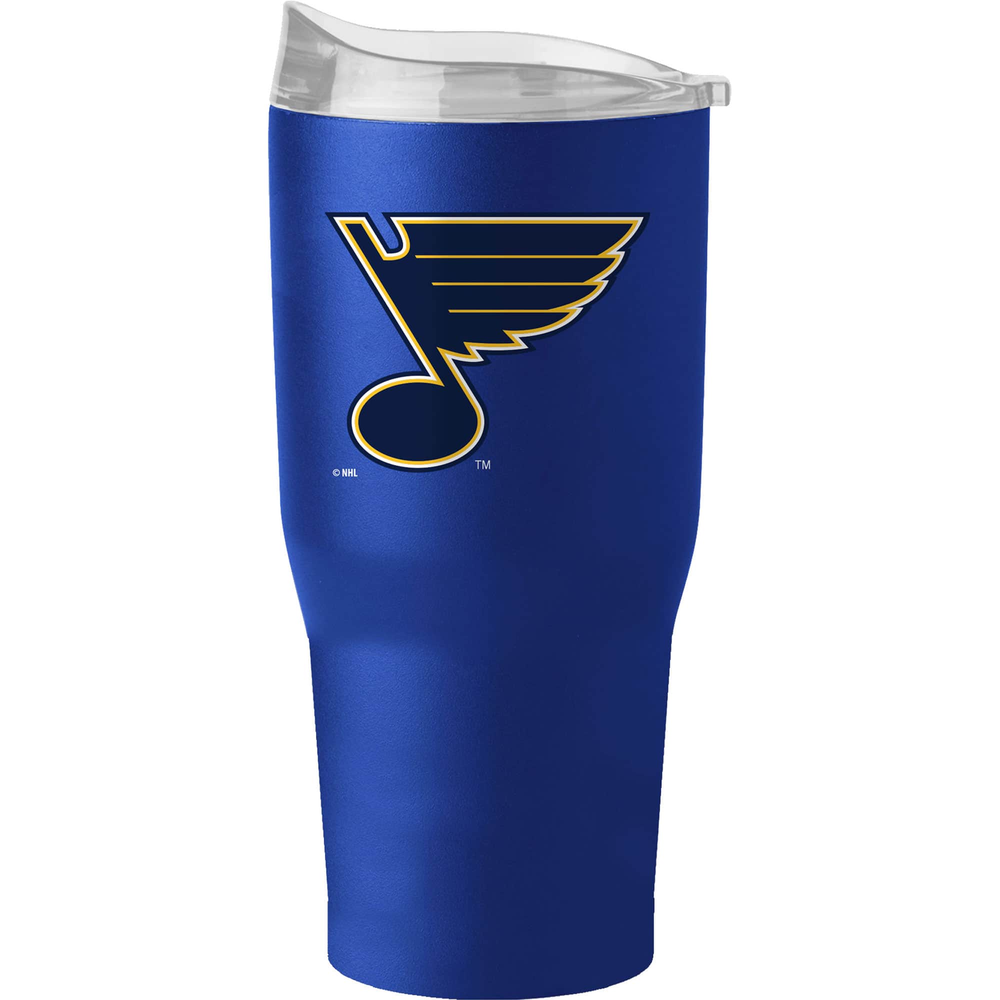 Front. Logo Brands - St. Louis Blues 30oz. Flipside Powder Coat Tumbler - Multicolor.