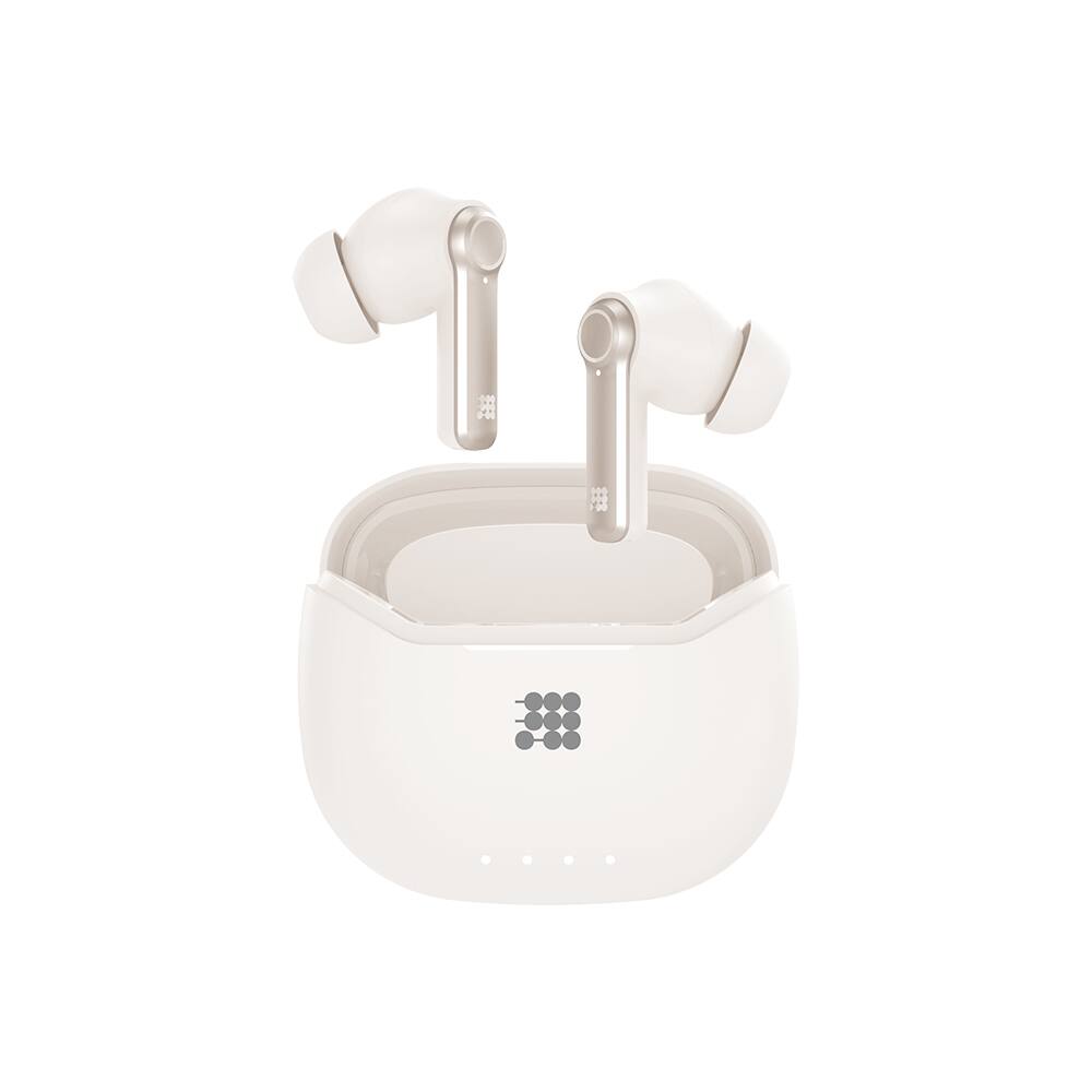 Angle. Cubitt - Power Earbuds Pro ANC, 30H Playtime, BT 6.0, Deep Bass  Light Beige.