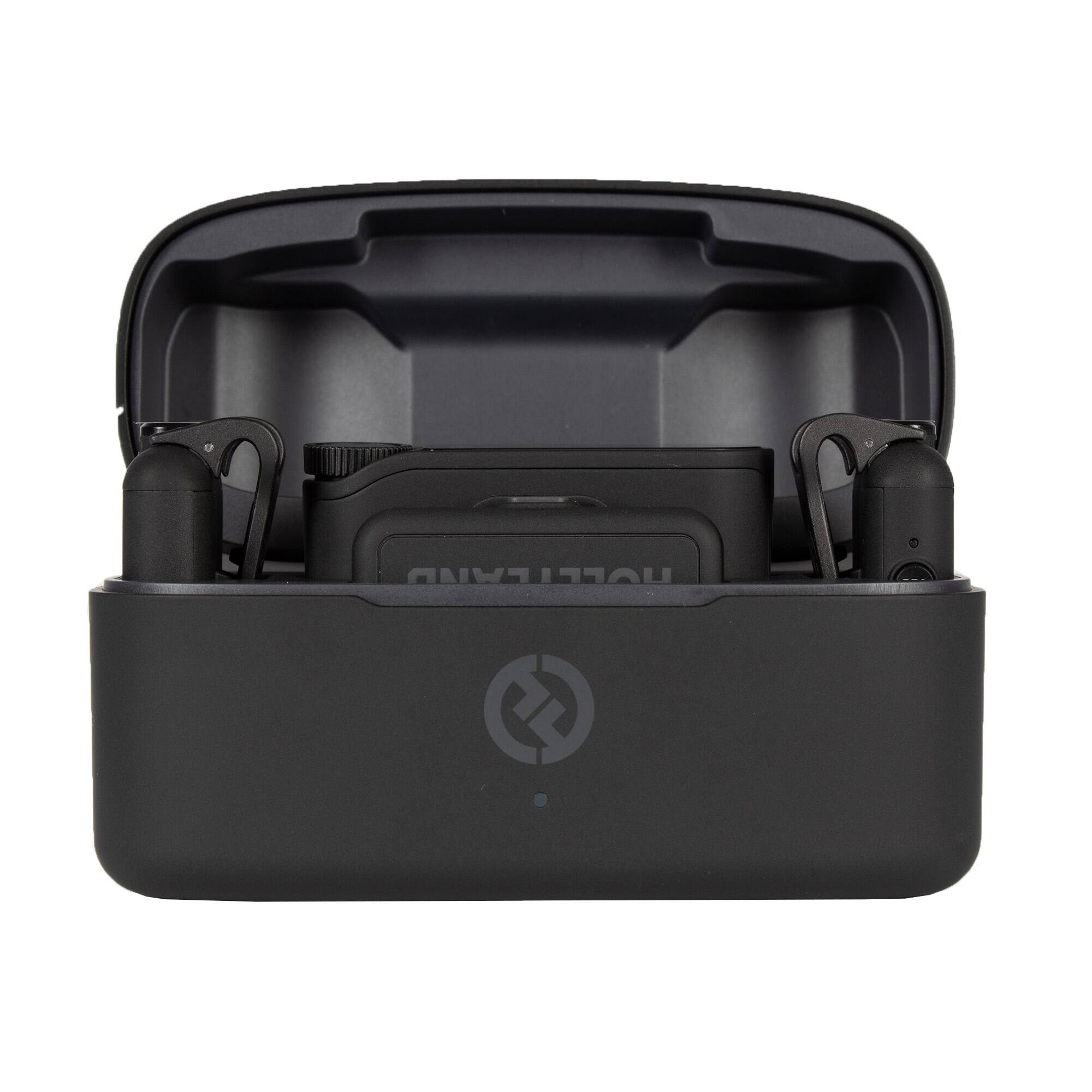 Alt View 5. HOLLYLAND - Hollyland LARK MAX 2 Combo 4-Person Wireless Microphone (Space Gray) - Space Gray.