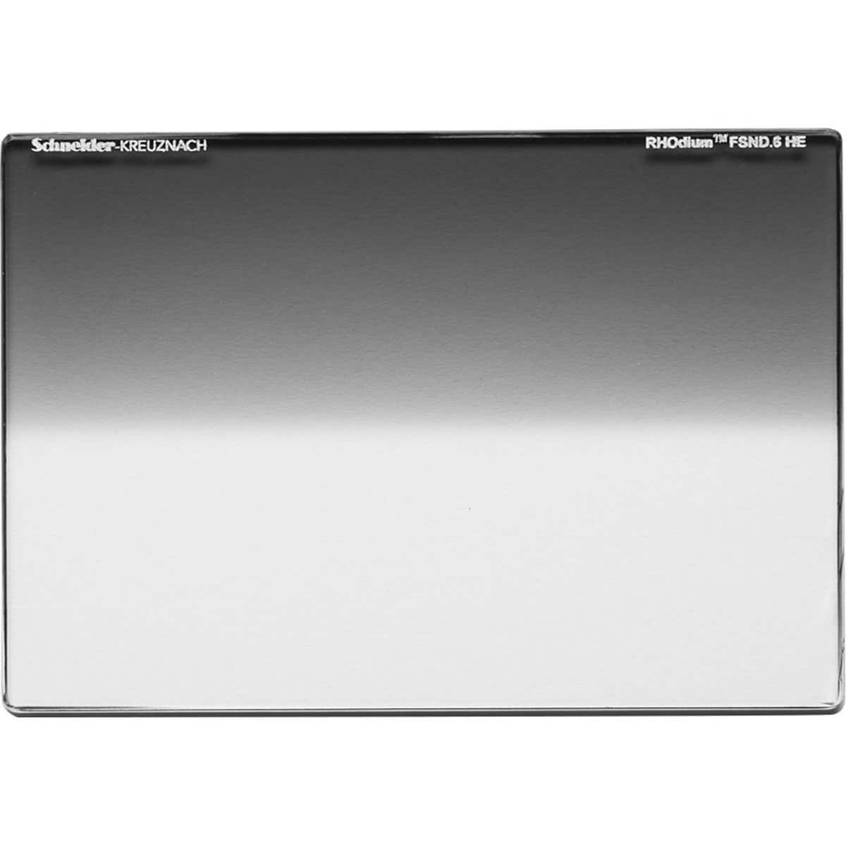 Schneider - 4x5.65" RHOdium Full Spectrum ND Graduated Filter, 0.6 Hard Edge