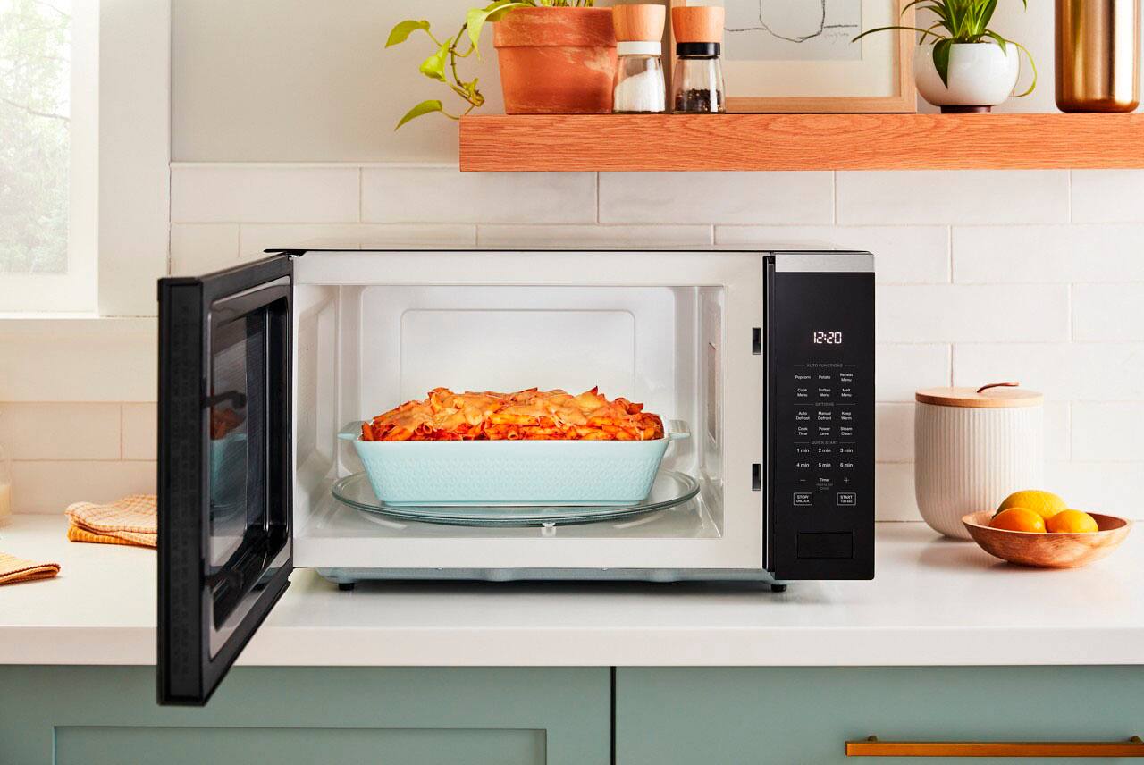 Alt View 23. Whirlpool - 2.2 Cu. Ft. Countertop Microwave with Sensor Cooking - Stainless Steel.