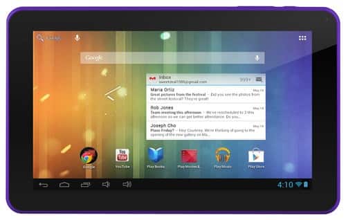 Ematic - Edan XL 9 inch Tablet with 8GB Memory - Purple-Front_Standard 