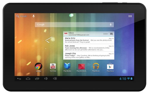  Ematic - Edan XL 9 inch Tablet with 8GB Memory - Black