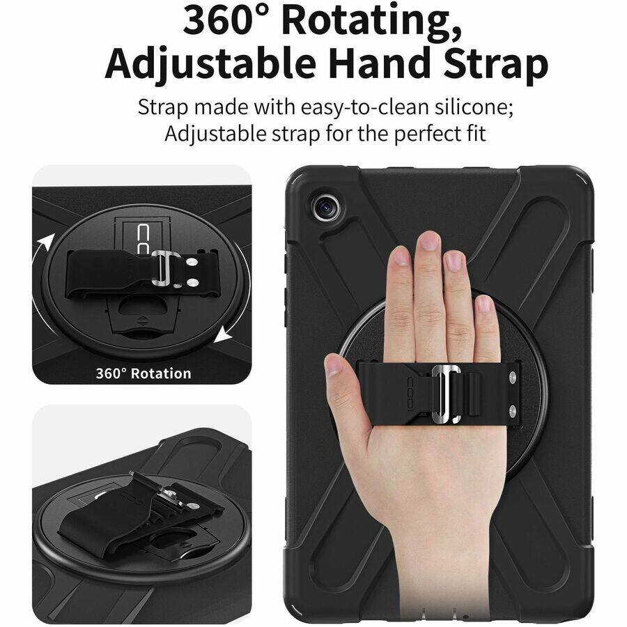 360° Rotating, Adjustable Hand Strap

Strap made with easy-to-clean silicone; Adjustable strap for the perfect fit

360° Rotation