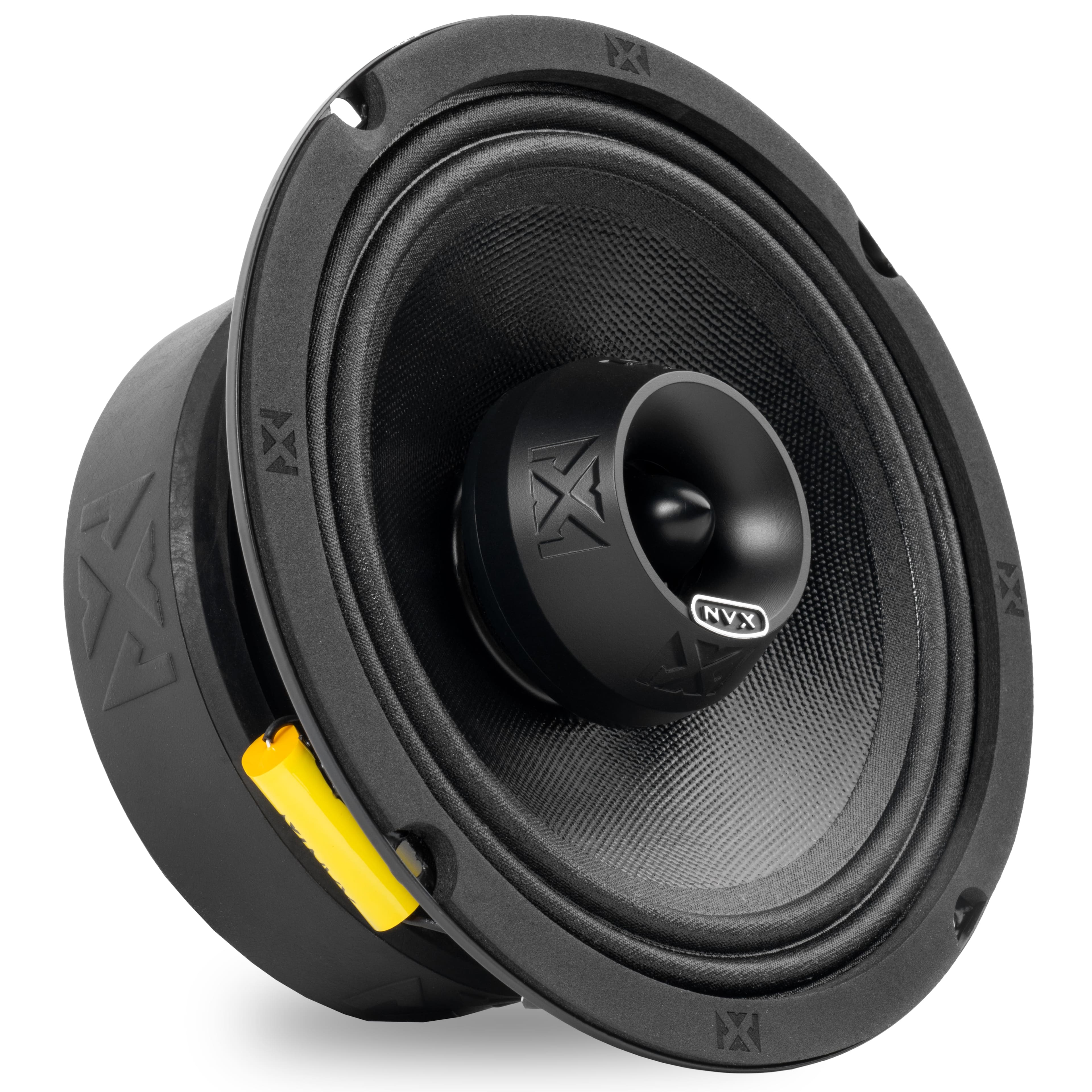 NVX - VPRO65 (Sold Individually) 225W RMS 6.5in V-Series Pro 2-Way Water Resistant Coaxial Loudspeaker with Bullet Tweeter