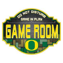 Fan Creations - Oregon Ducks 12'' Game Room Tavern Sign - Multicolor