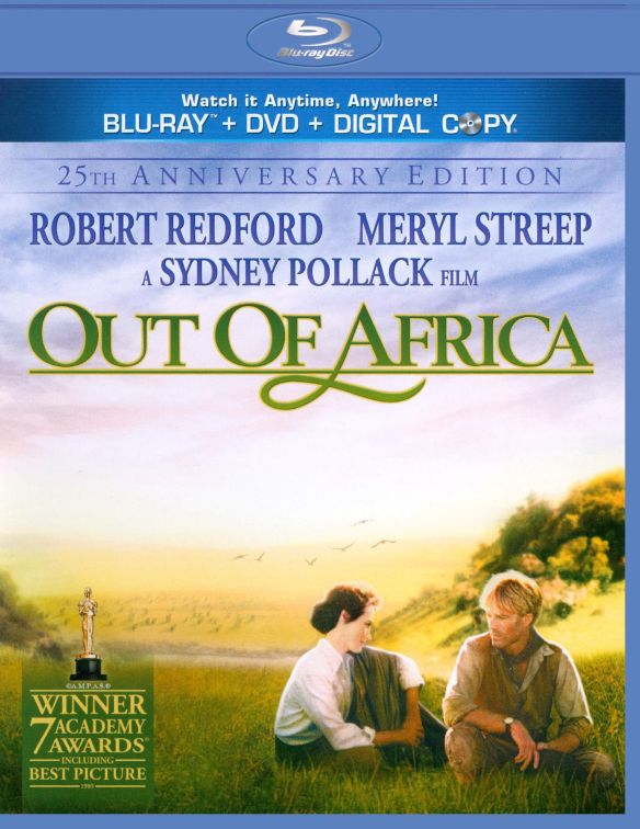  Out of Africa [2 Discs] [With Tech Support for Dummies Trial] [Blu-ray/DVD] [1985]