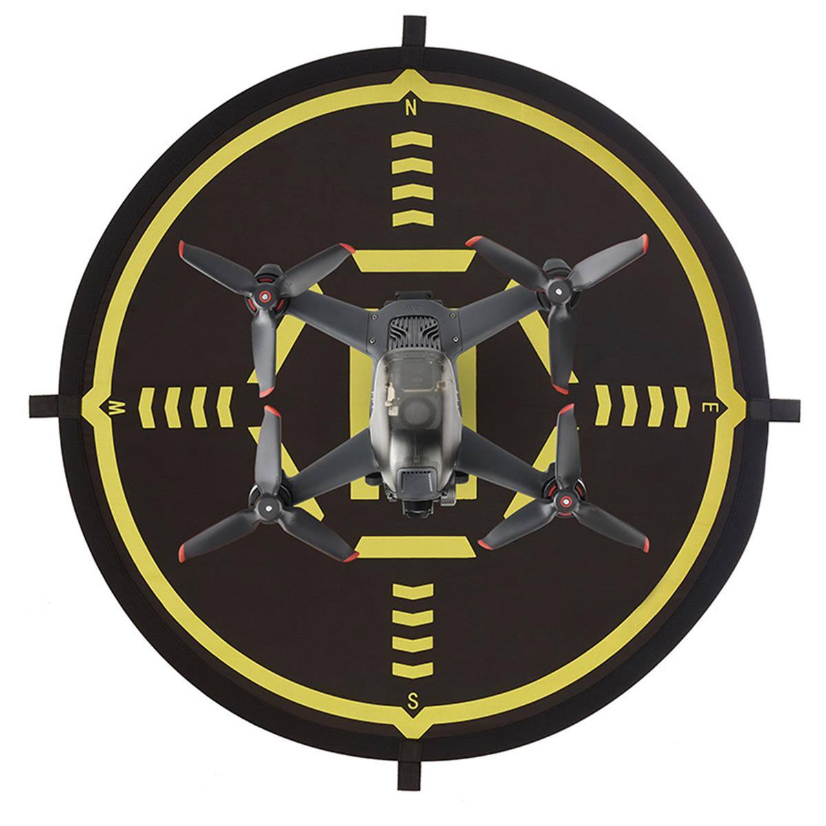 Alt View 4. SKYROVER - Skyrover X1 4K Drone w/Remote Controller, Yellow, w/64GB Card, Strobe Light.