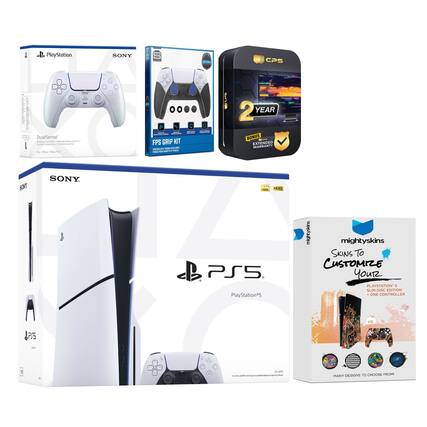 - PlayStation SONY CPS addit
- DualSense FPS GRIP KIT
- 2 YEAR BONUS EXTENDED WARRANTY
- SONY KAKC 2 HDH PS5 PlayStation*5
- mightyskins SKINS TO CUSTOMIZE YOUR PLAYSTATION 5 SLIM DISC EDITION
- ONE CONTROLLER
- MANY DESIGNS TO CHOOSE FROM