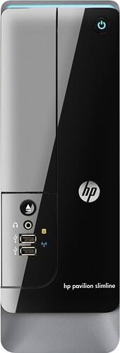 Front Standard. HP - Pavilion Slimline Desktop / Intel® Core™ i5 Processor / 6GB Memory / 1TB Hard Drive.
