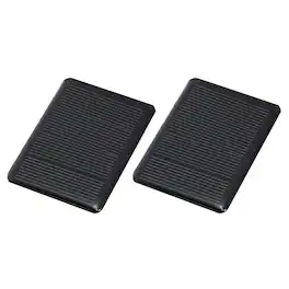 Unique Bargains - 2pcs 2V 0.24W 120mA Mini Solar Panels, Small Solar PV Cells for DIY Electric Toy Materials Kits - Black
