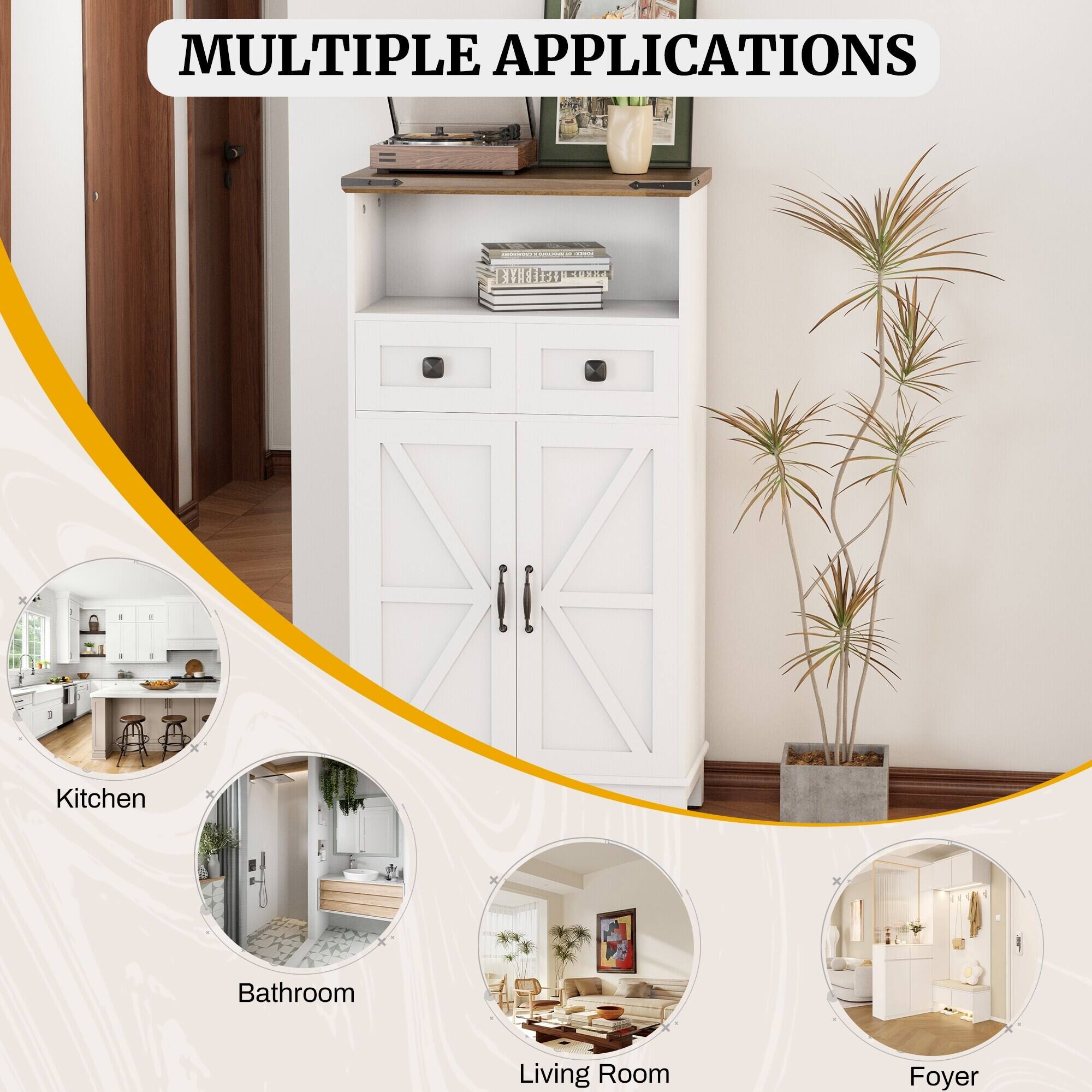 MULTIPLE APPLICATIONS

Kitchen  
Bathroom  
Living Room  
Foyer