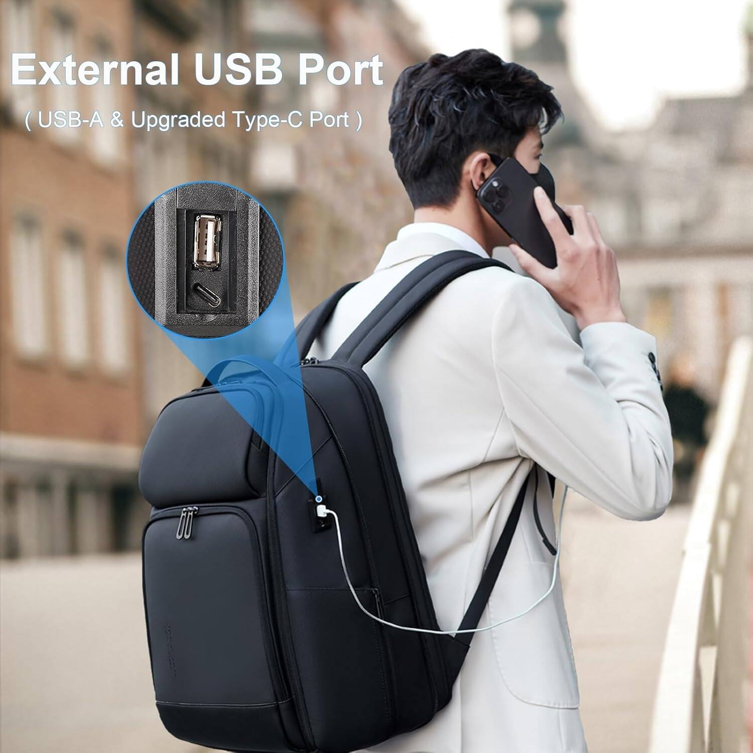External USB Port  
(USB-A & Upgraded Type-C Port)