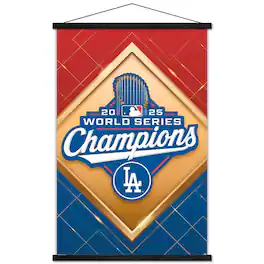 Trends International - Los Angeles Dodgers 2025 World Series Champions 22.375" x 34" Poster - Multicolor