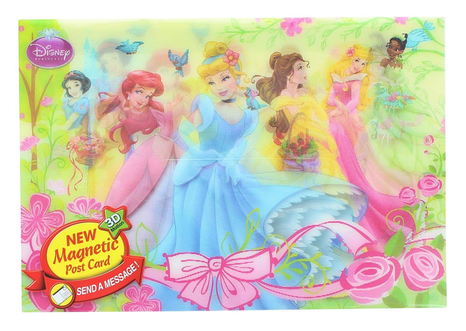 Monogram - Disney Princess 3D Motion Picture Card Magnet - Pink price history on PriceWatchPro