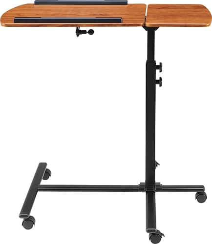 Front. Altra - Laptop Cart - Brown.