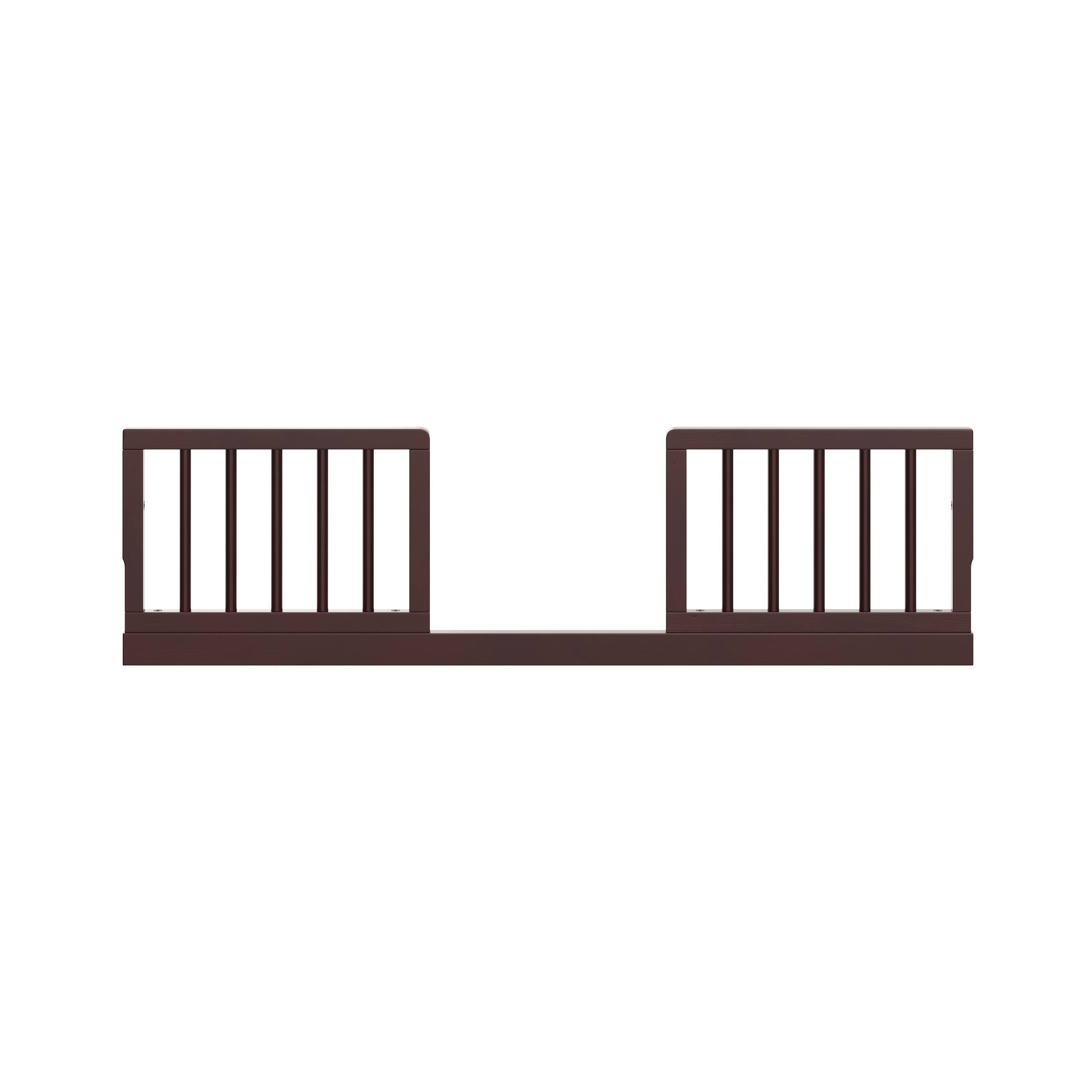 Front. Graco - Graco Universal Toddler Safety Guardrail Kit (Dowels) - Espresso.