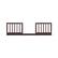 Front. Graco - Graco Universal Toddler Safety Guardrail Kit (Dowels) - Espresso.