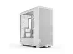 Front. Fractal Design - Fractal Design Epoch XL White - Tempered Glass, High Airflow, Mesh Front, 3 Fans, Spacious, ATX/mATX/ITX Support - White.