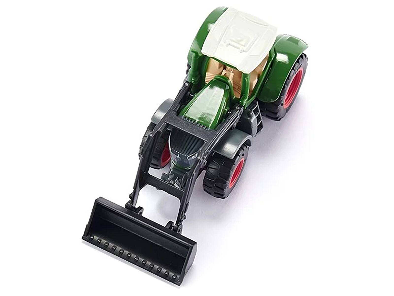 Alt View 2. SIKU - Fendt 1050 Vario Tractor with Front Loader Green with White Top Diecast Model by Siku.