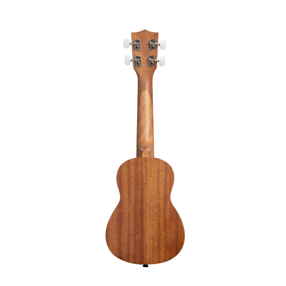 Back. Kala - Kala Brand Music Co Satin Spruce Top Mahogany Soprano Ukulele.