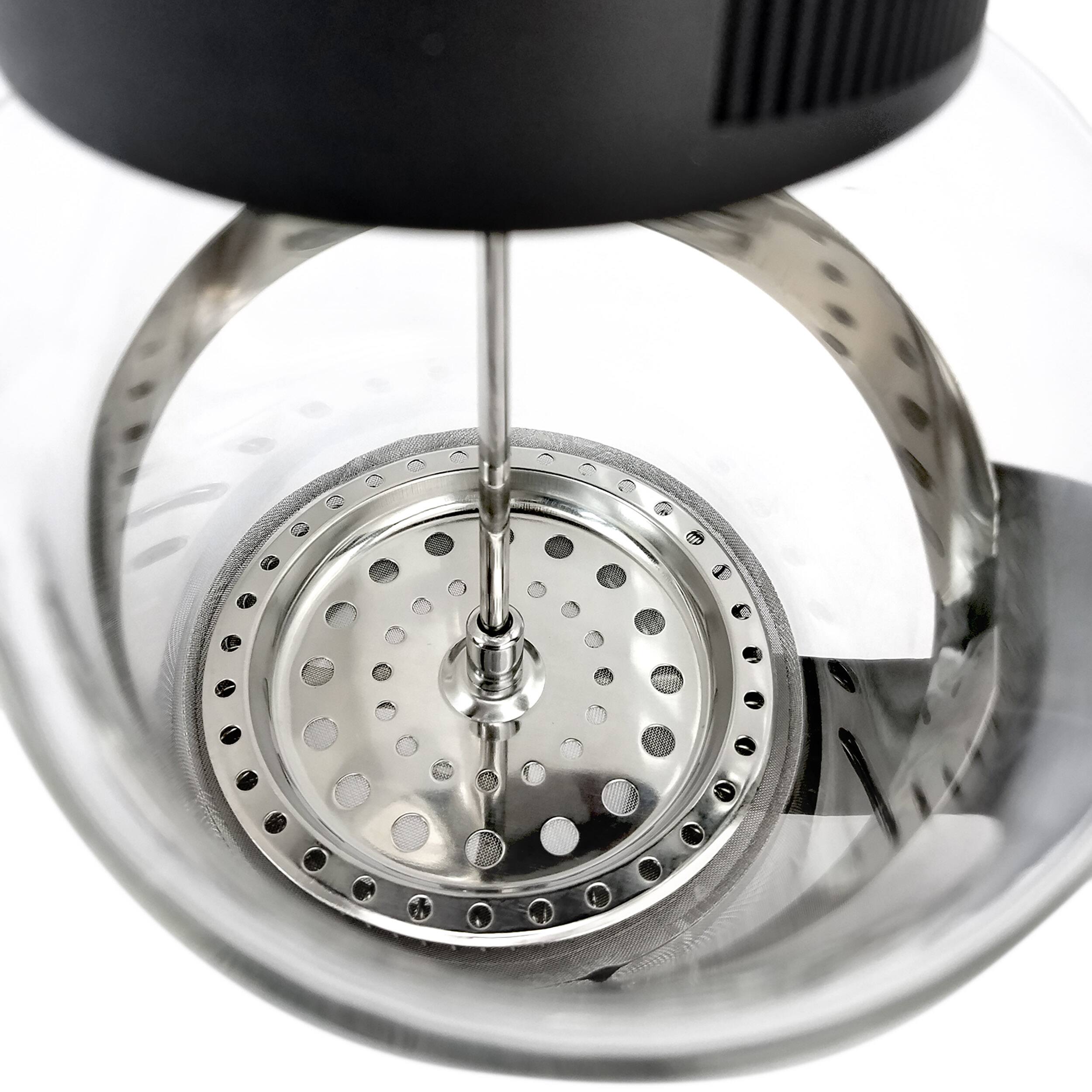 Alt View 1. Mr. Coffee - Mr. Coffee Cafe Oasis 32 Ounce Quart Glass Body French Press Coffee Maker - Black.