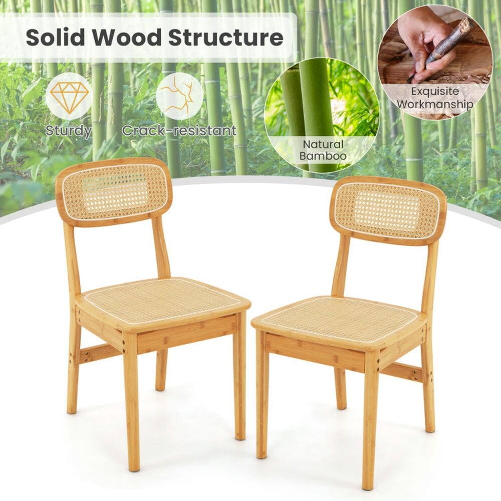 Solid Wood Structure  
Sturdy  
Crack-resistant  
Natural Bamboo  
Exquisite Workmanship