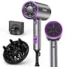 NEXPURE - New Upgrade Professional Ionic Hair Dryer, 2000W Powerful Blow Dryer , Suitable for Home and Travel - Purple