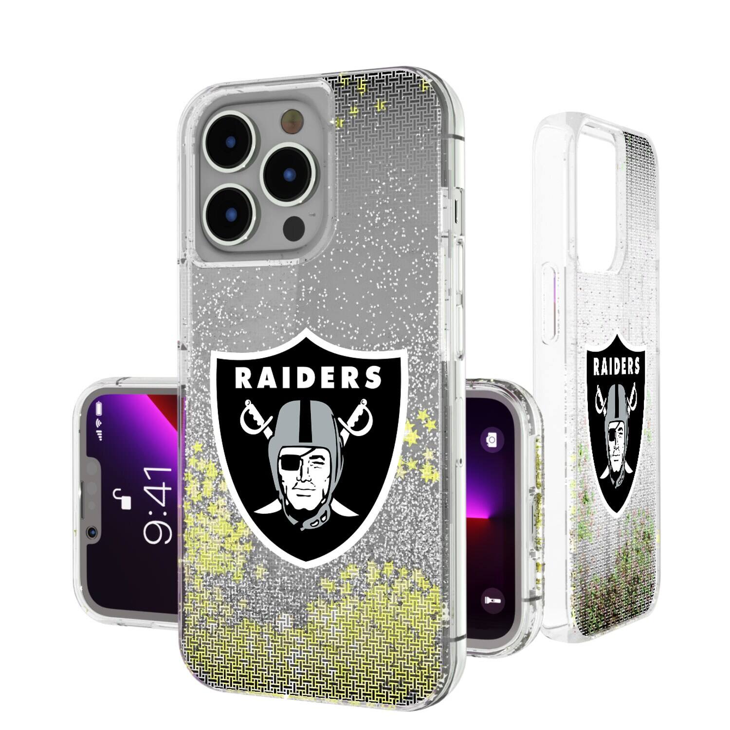Keyscaper - NFL - Las Vegas Raiders Linen Logo iPhone Glitter Case - 15 - Multicolor price history on PriceWatchPro