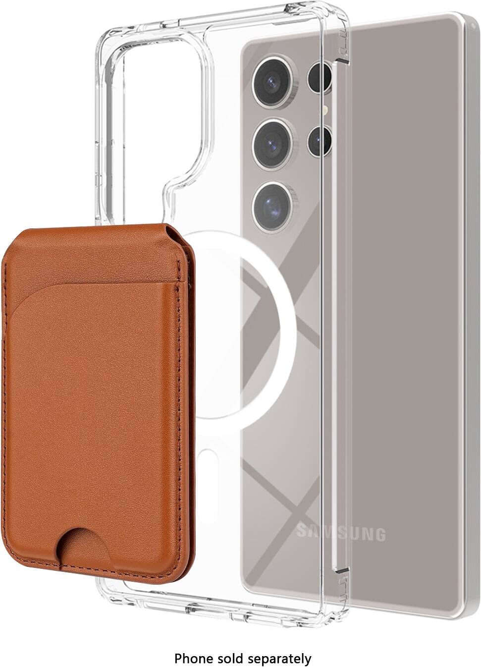 Samsung phone sold separately.