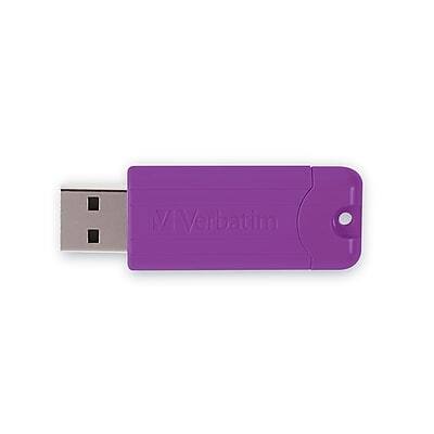 Alt View 4. Verbatim - PinStripe 16GB USB 3.2 Type A Flash Drive, 5/Pack - Assorted Colors.