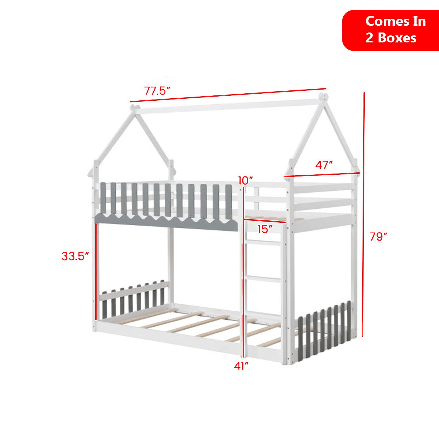 Comes In 2 Boxes  
77.5" 10" 47" 15" 79" 33.5" 41"
