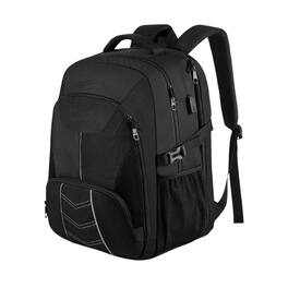 Circus Cirle - Heavy Duty Travel Laptop Backpack - Black