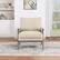 Alt View 14. OSP Home Furnishings - Amari Wood Frame Armchair - Linen.