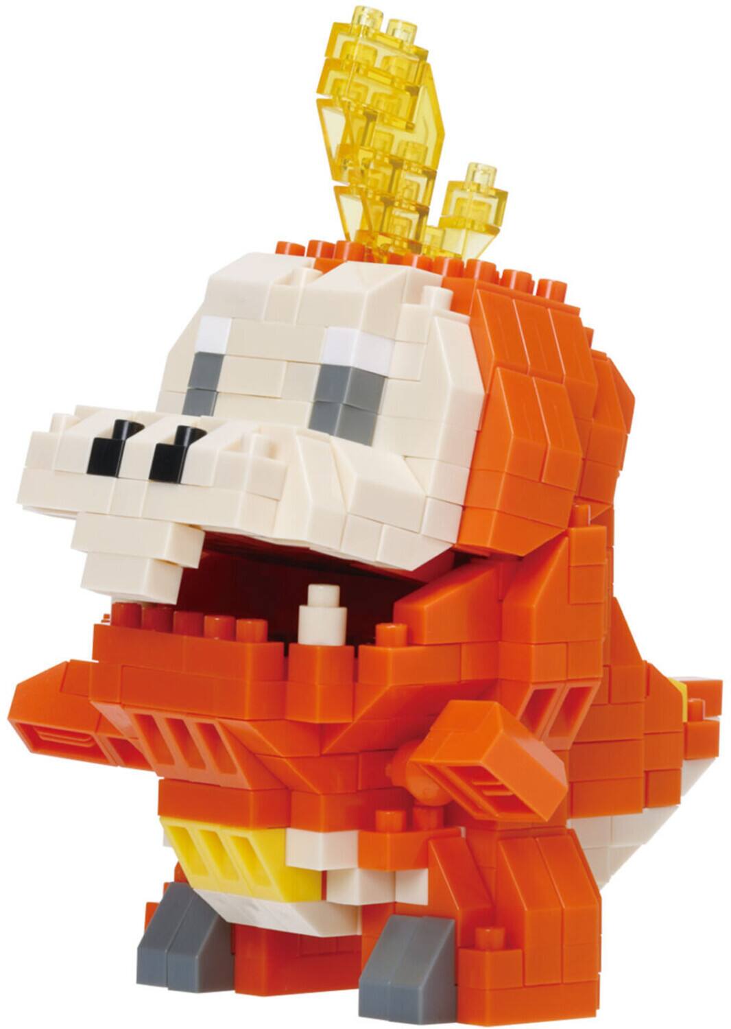 Alt View 1. Bandai - Nanoblock - Pokemon RS Series - Fuecoco Building Kit   - COLLECTIBLES - Multicolor.