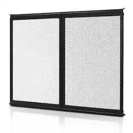 VEVOR - RV Screen Door Protector, 26.5 x 20 inch Door Grille, Easy to Install and Disassemble - Black